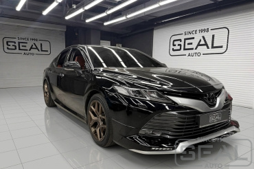 Toyota Сamry XV70 Перетяжка панелей торпедо