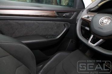 Skoda Kodiaq Перетяжка дверных карт