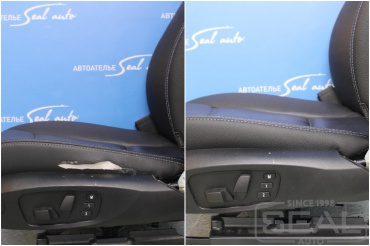 BMW X3 Ремонт кожаного сиденья