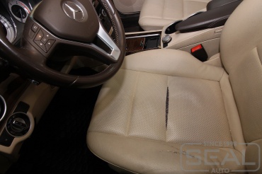 Mercedes GLK Ремонт кожаного сидения