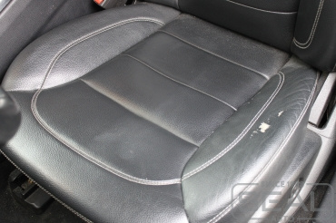 Mercedes ML Реставрация кожаной обивки сиденья