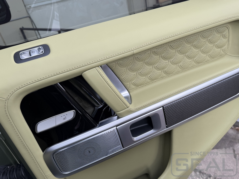 Mercedes Gelandewagen Перетяжка кожей салона | Автоателье СеалАвто | Москва