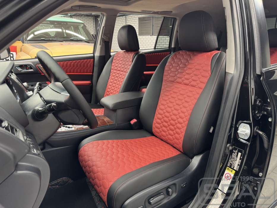 Салон Toyota Highlander после перетяжки салона