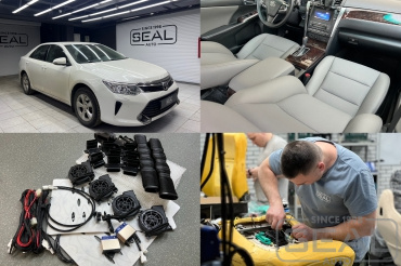 Toyota Camry Установка вентиляции и подогрева сидений