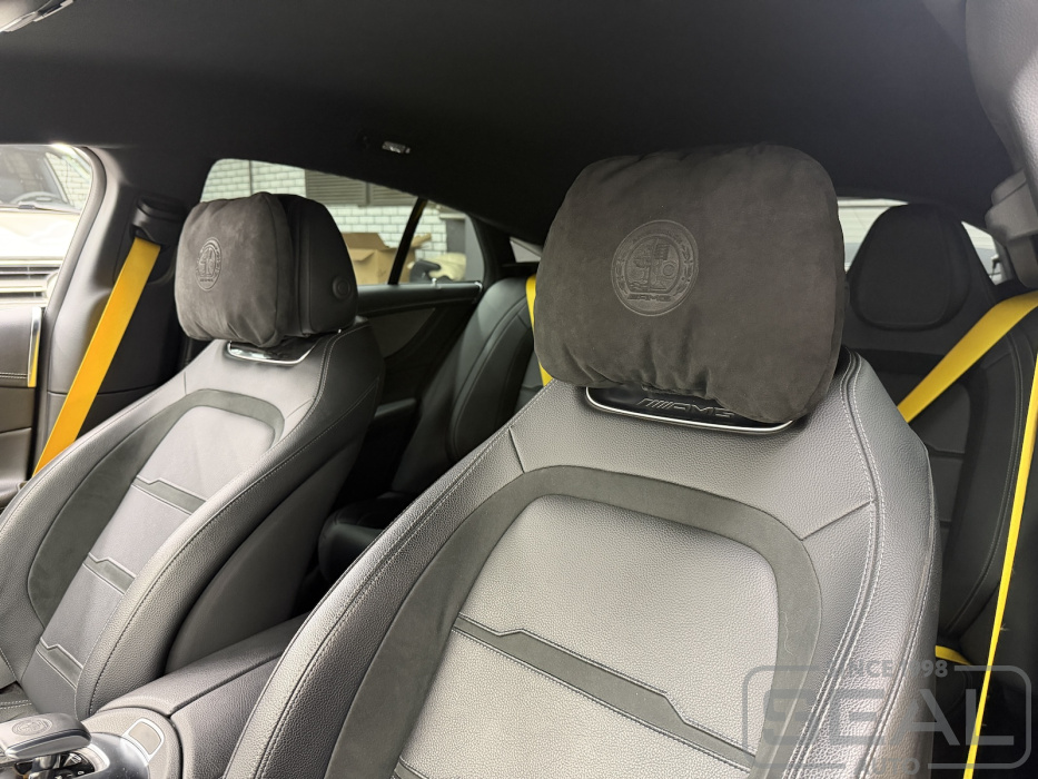 Mercedes AMG GT Ремни безопасности и подушки из алькантары| Автоателье СеалАвто | Москва