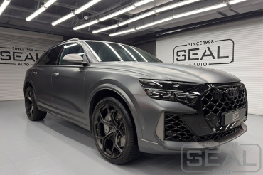 Audi RS Q8 Перетяжка потолка из Алькантары в Автоателье СеалАвто 