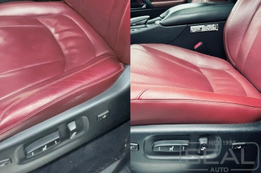 Lexus LX Реставрация кожи и наполнителя кресла