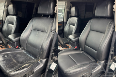 Mitsubishi Pajero 4 Замена обивки сиденья