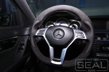 Mercedes C-klasse W204 Перетяжка руля и ручки КПП