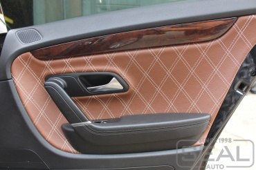 Volkswagen Passat CC Перетяжка вставок в дверях