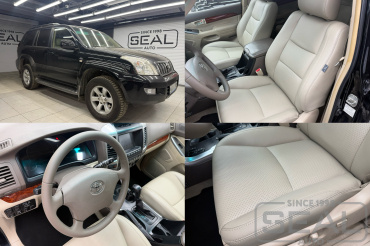 Toyota Land Cruiser Prado 120 Перетяжка передних сидений и руля