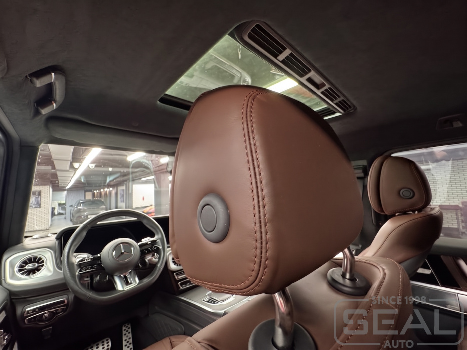 Mercedes Gelandewagen Перетяжка салона кожей| Автоателье СеалАвто | Москва