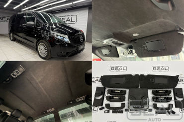 Mercedes Vito Перетяжка потолка авто