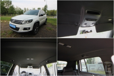 Volkswagen Tiguan Перетяжка потолка