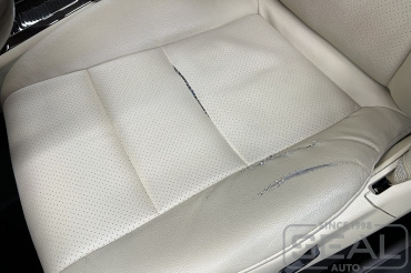 Mercedes GLK Ремонт кожаной обивки сидения