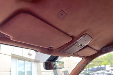Toyota Highlander Перетяжка потолка из Алькантары