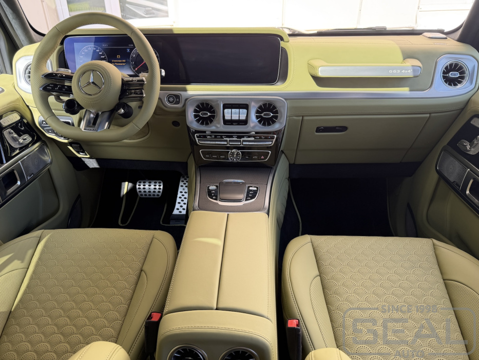 Mercedes Gelandewagen Перетяжка кожей салона | Автоателье СеалАвто | Москва