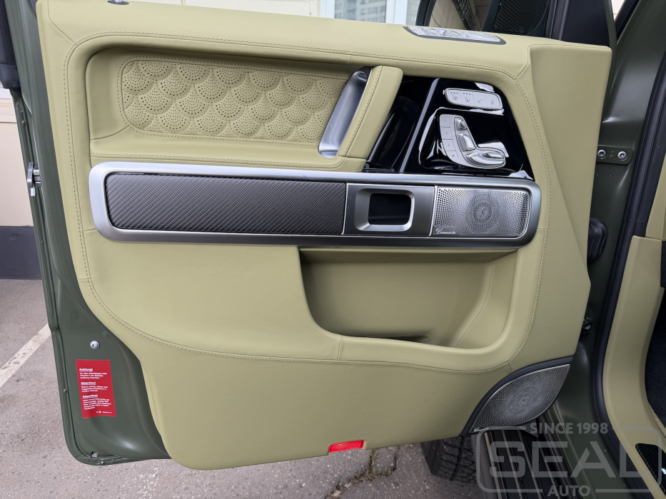 Mercedes Gelandewagen Перетяжка кожей салона | Автоателье СеалАвто | Москва