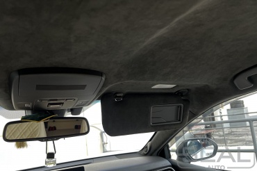 Toyota Camry XV70 Перетяжка потолка алькантарой