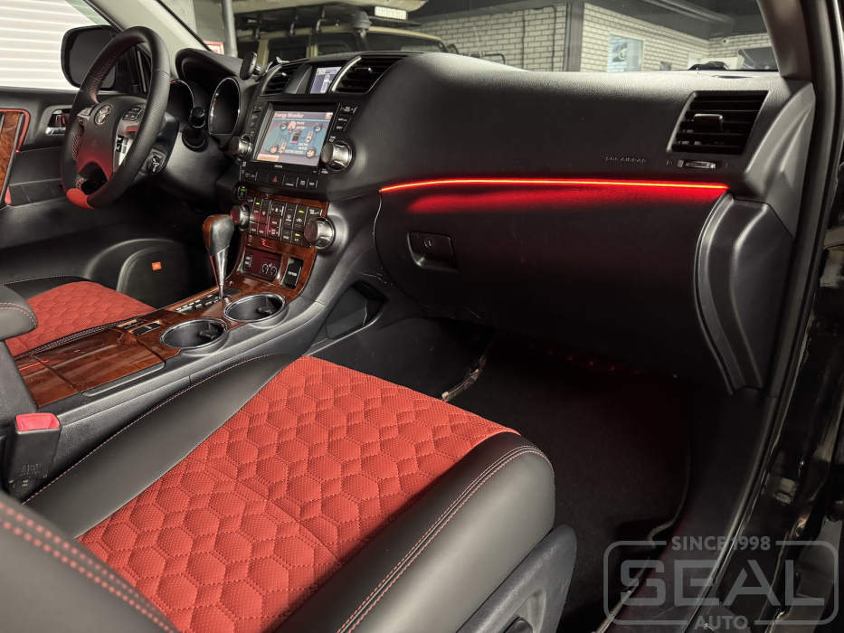 Toyota Highlander Установка подсветки салона| Автоателье СеалАвто | Москва