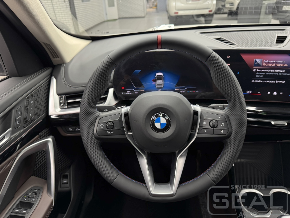 BMW X1 Установка подогрева руля с перетяжкой| Автоателье СеалАвто | Москва