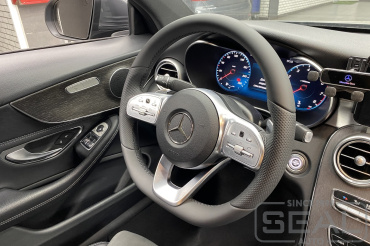 Mercedes C-class Перетяжка руля кожей