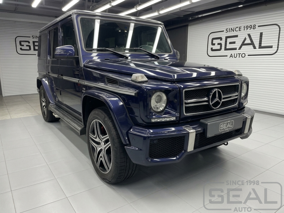 Автомобиль Mercedes-Benz G-class III (W465) в студии СеалАвто перед перетяжкой руля.